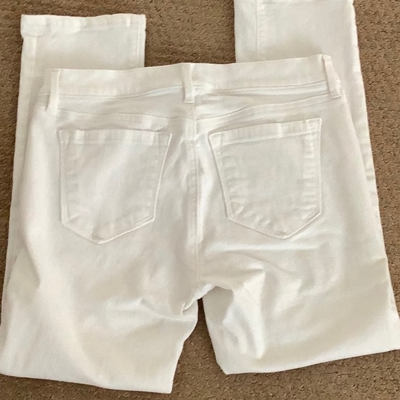 Loft White Jeans Crop Jeans Size 4P - Picture 2 of 4